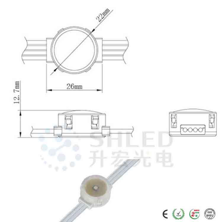 0000 00 SH LED Event Stage Ws2811 Led Pixel Dot