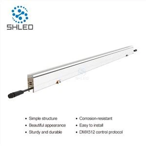 Aluminijasta povezljiva nova LED linearna fasadna luč